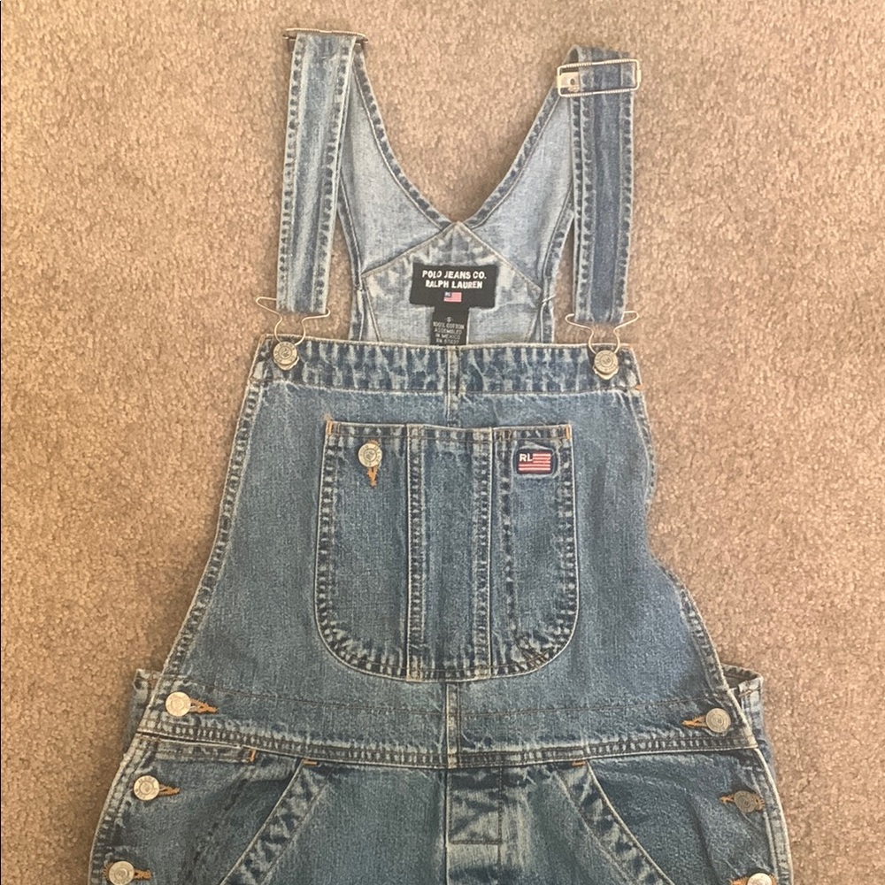 Ralph Lauren Polo Jeans Co. Denim Overalls